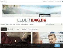 Tablet Screenshot of idag.dk